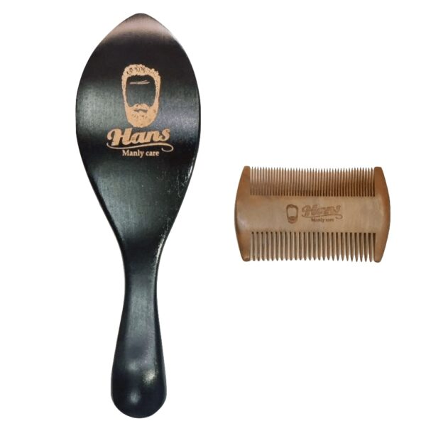 מברשת ומסרק לזקן של הנס Hans